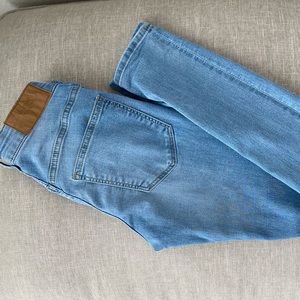Light Wash High Waisted Long Skinny Jeans